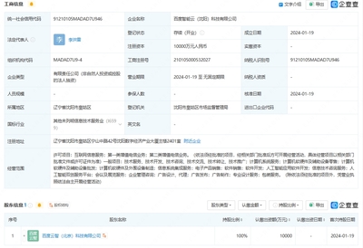 智能云沈陽新公司成立，注冊資本1億布局計算機系統(tǒng)服務(wù)